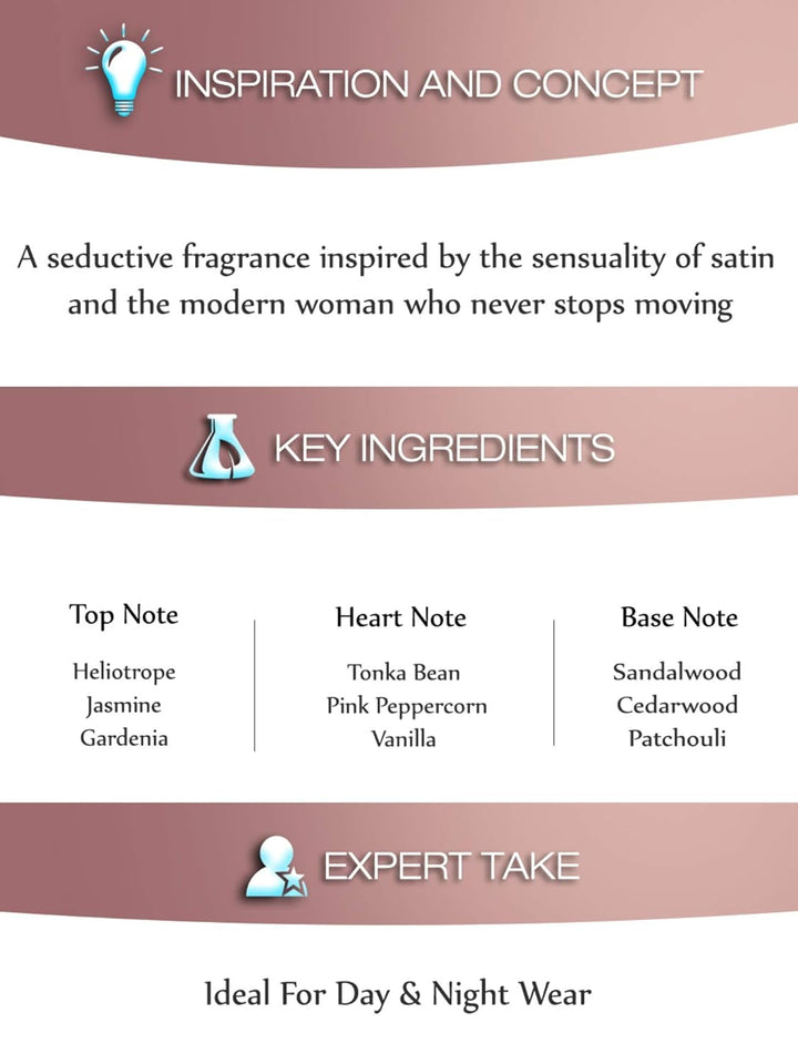 Lalique Satine, Eau De Parfum Natural Spray 50 ml, 50 ml