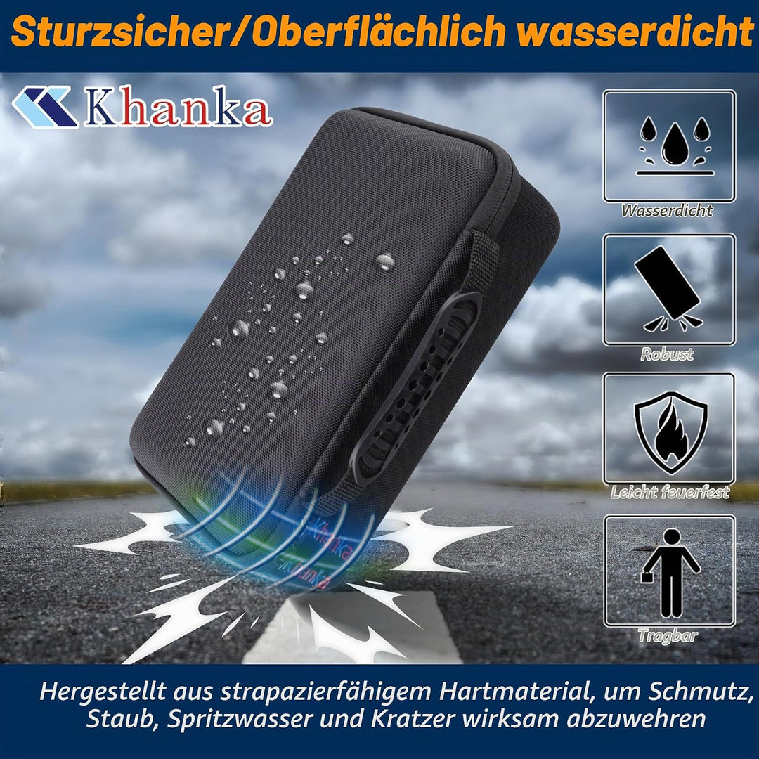 Khanka Etui für CTEK MXS 5.0/3.8/CT5 Time to Go/Powersport Ladegerät | Für CTEK MXS 5.0/3.8/CT5 Time