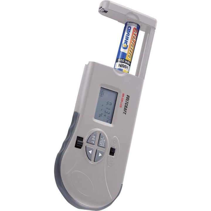 VOLTCRAFT Batterietester MS-229 LCD Messbereich (Batterietester) 1,2 V, 1,5 V, 3 V, 9 V, 12 V Akku,