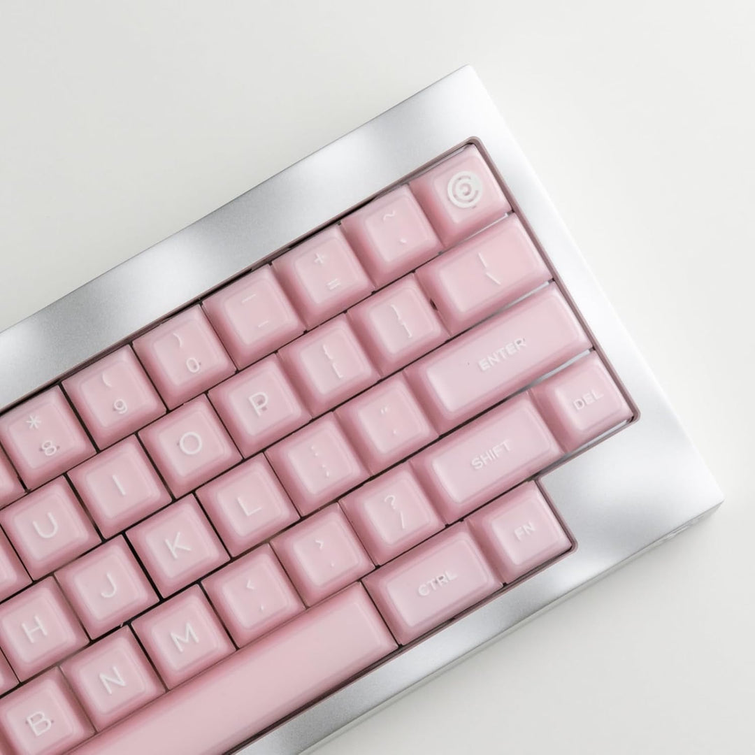 Tastenkappen-Set Pink Jade 160 Tasten RSA Profil PBT Tastenkappen Double Shot Translucent Custom Key