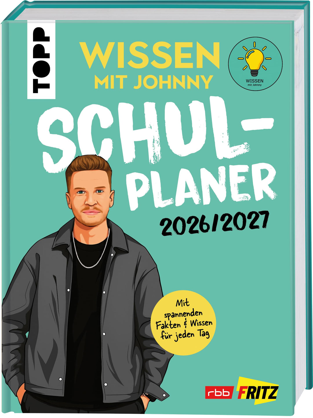 Wissen mit Johnny: Schulplaner 2026/2027, Gebundenes Buch