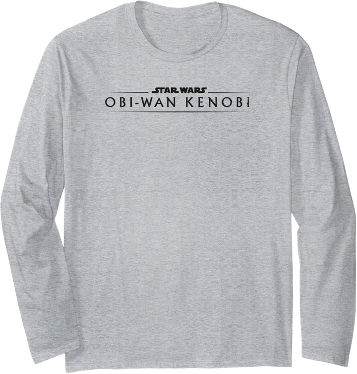 Star Wars: Obi-Wan Kenobi Text Logo Langarmshirt