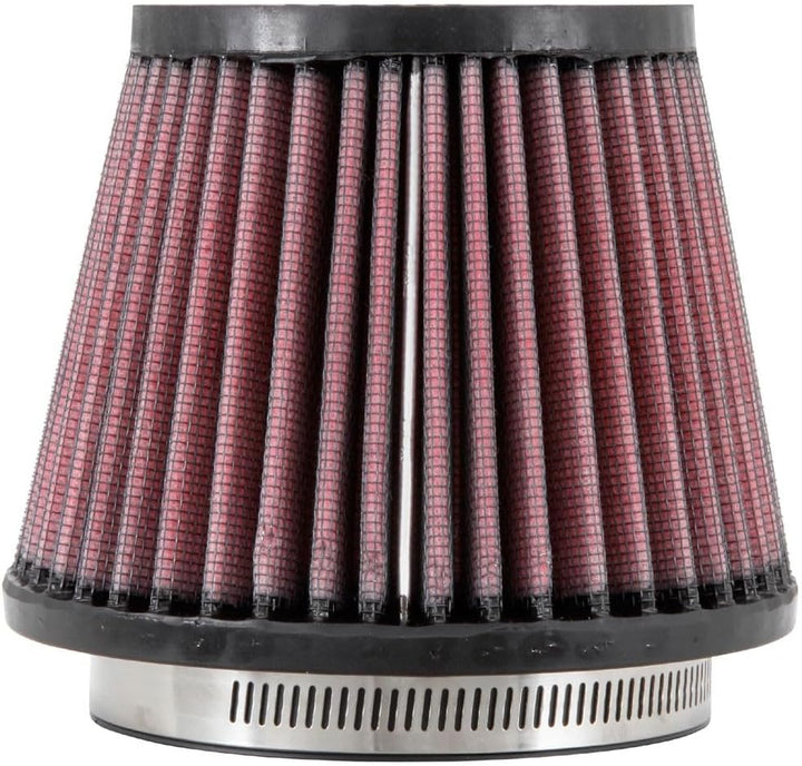 K&N RU-2990 KFZ und Motorrad Gummi Universalluftfilter Rot