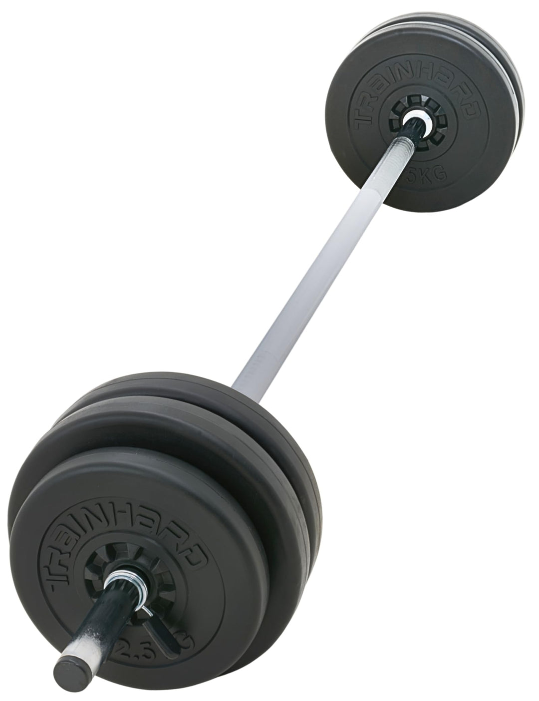 25kg - 110kg Hantelset Hantel Set Langhantel Hantelstange mit Gewichten Hantelscheiben 25 kg, 25 kg