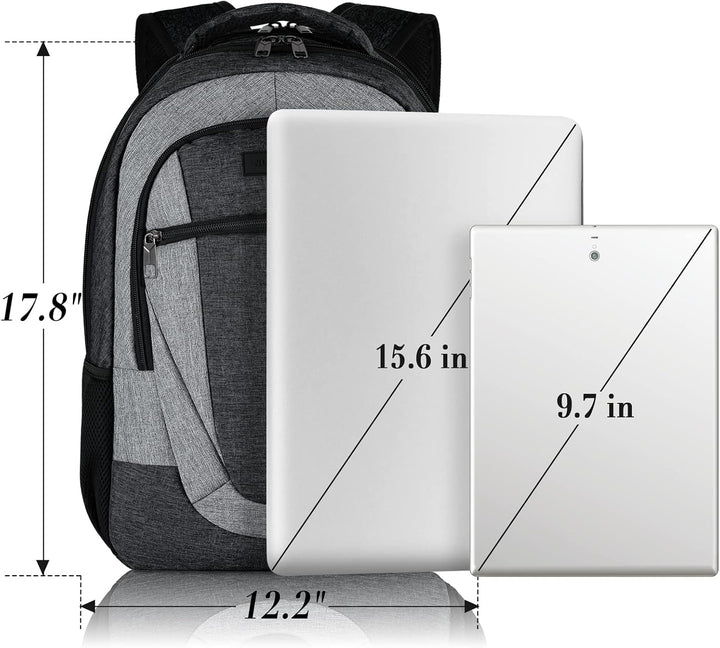 BIKROD Rucksack Herren und Damen, Schulrucksack Jungen Mädchen Teenager, Wasserdicht Rucksack | 15.6