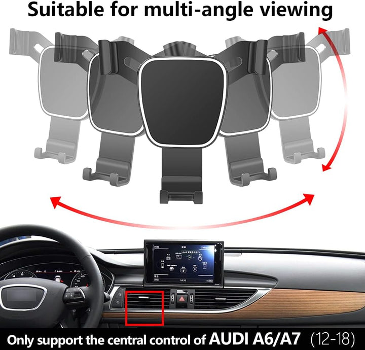 Audi 2012–2018 A6 A7 S6 S7 RS6 RS7 Allroad Auto Handyhalterung Auto Zubehör Navigation Halterung Inn