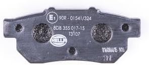 HELLA PAGID 8DB 355 017-151 Bremsbelagsatz - T3107 - Dicke/Stärke: 13mm - Bremssystem: Akebono - mit