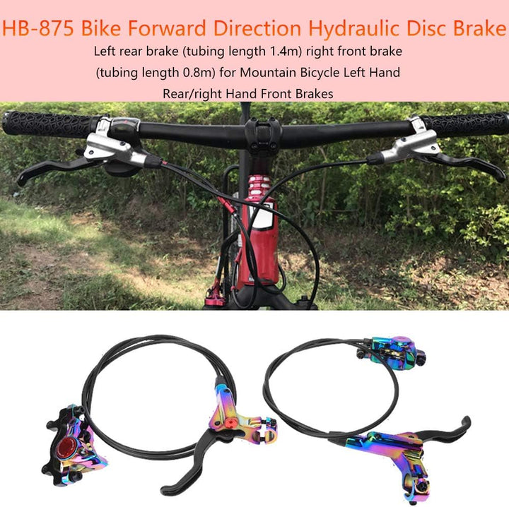Fahrrad Hydraulische Scheibenbremse Set, Mountainbike Bremse Vorwärtsrichtung Hydraulische Scheibenb