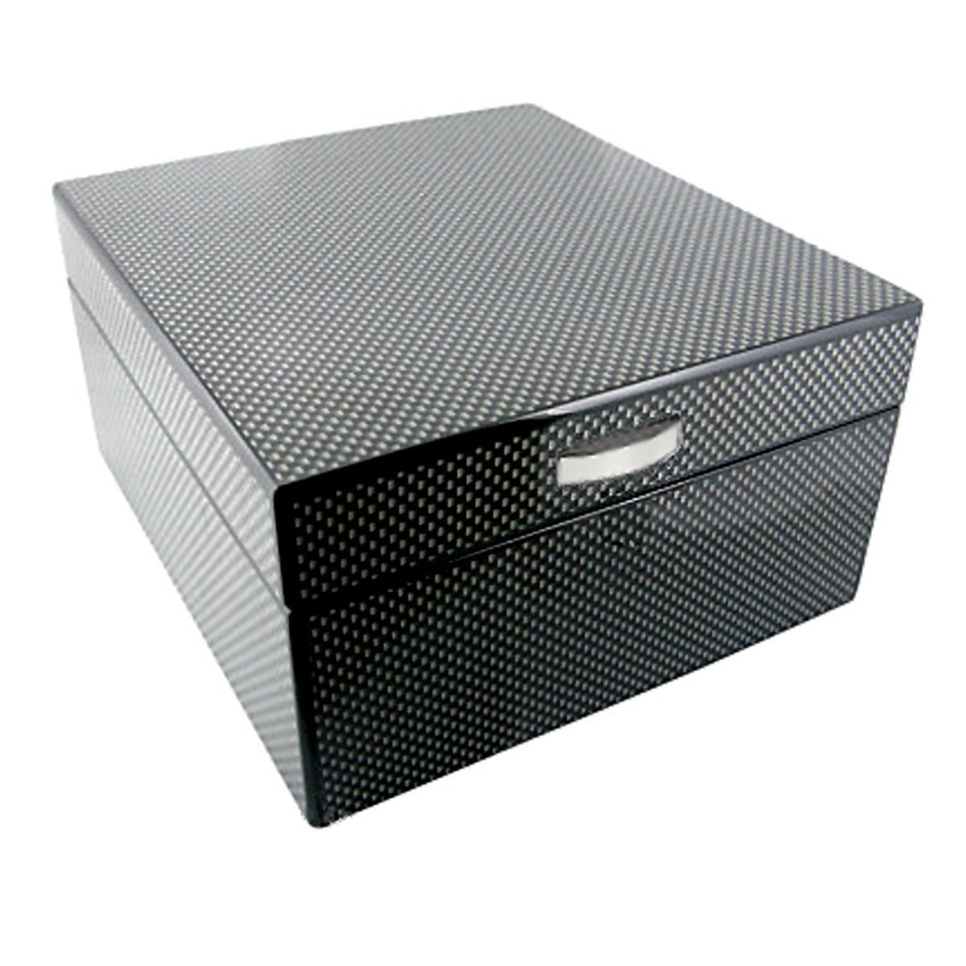 BULLONGÈ Uhrenbox Four Carbon zur Lagerung von 4 Armbanduhren