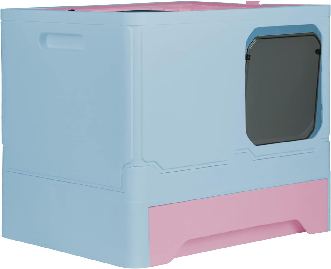 Vollständig Geschlossene Katzentoilette mit Deckel Schubladentyp Desodorierende Cat Litter Box Gross