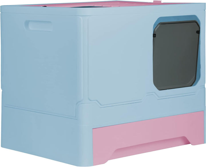 Vollständig Geschlossene Katzentoilette mit Deckel Schubladentyp Desodorierende Cat Litter Box Gross