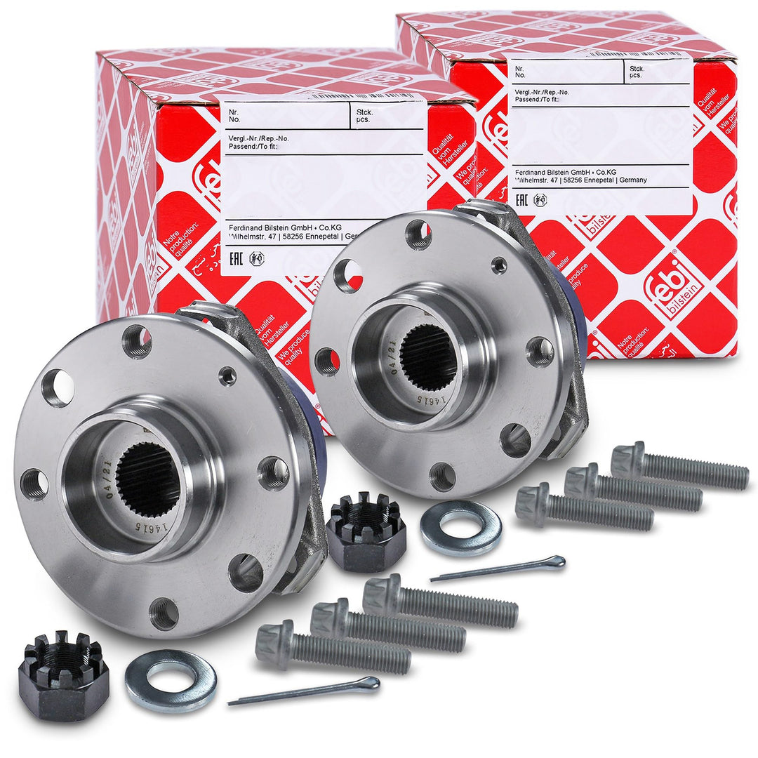 febi bilstein 14615 Radlagersatz mit Radnabe und Anbaumaterial , 1 Stück
