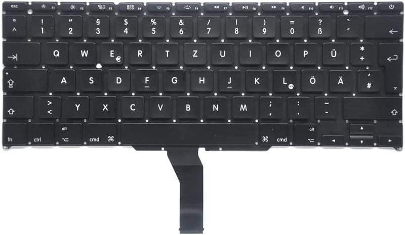 Pardarsey Laptop-Tastatur Notebook Keyboard Ersatz Austausch Deutsch QWERTZ DE für MacBook Air A1370