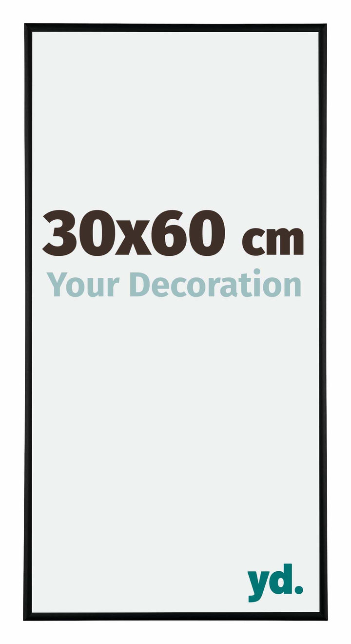 yd. Your Decoration - Bilderrahmen 30x60 cm - Bilderrahmen aus Aluminium mit Acrylglas - Antireflex