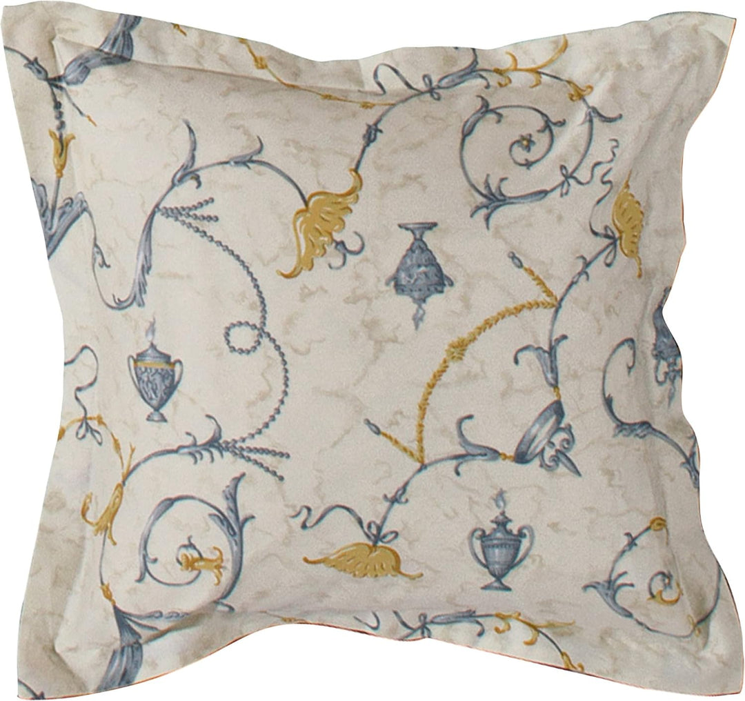 Bassetti OPLONTIS Kissenhülle zu Bettwäsche, 100% Baumwollsatin (110 Fäden pro cm²), Mehrfarbig, 40x