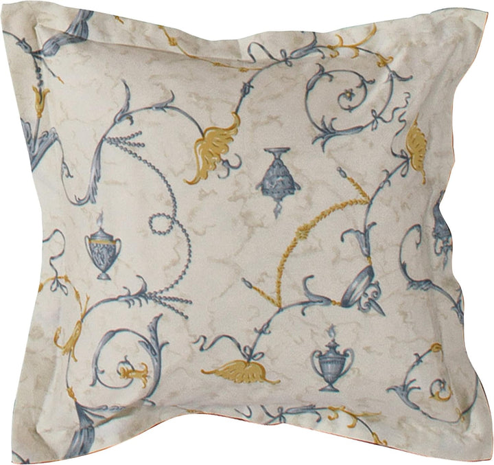 Bassetti OPLONTIS Kissenhülle zu Bettwäsche, 100% Baumwollsatin (110 Fäden pro cm²), Mehrfarbig, 40x