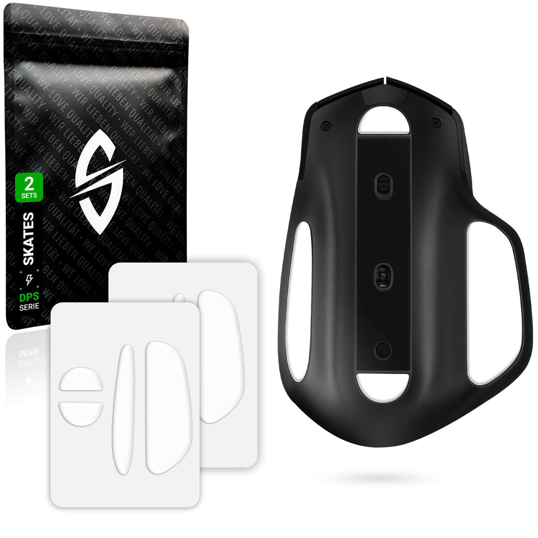SensoryBoost DPS Glides (2er Set) kompatibel mit Logitech MX Master 2s, 1 - Ultra Schnell, Abgerunde