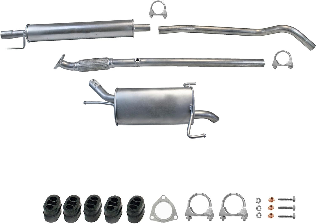Ferroz Export Ersatz für Auspuffanlage Opel Corsa C 1.2 1.4 16V, BJ. 2000 bis 2006 Auspuff Komplett