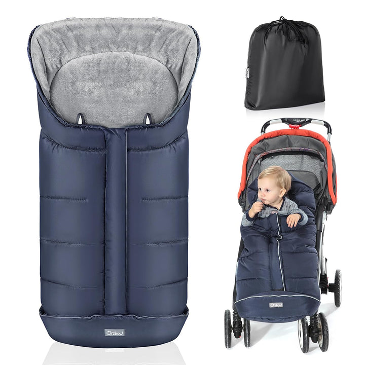 Orzbow Fusssack für Kinderwagen Buggy,Baby Fusssack Schlafsack,Babyfusssack für Babyschale,Winterfus