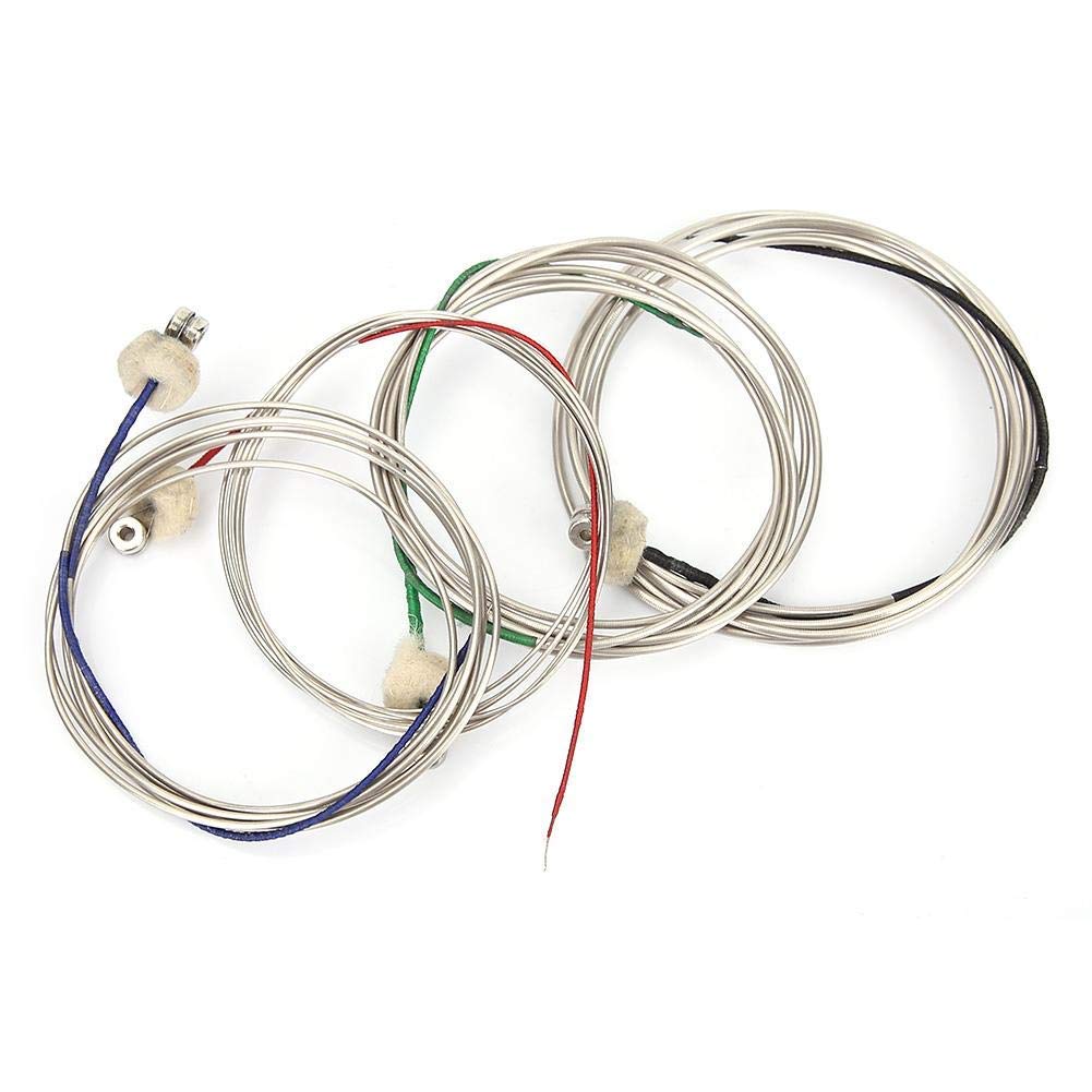 Cello Saiten Komplettsatz Stahlseil Kern Universal Cellosaiten für Professionelle Musikinstrumente D