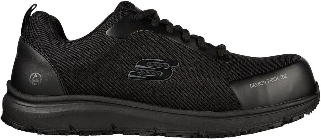 Skechers Herren 200090ec Blk Sneaker 42 EU Black Textile Synthetic, 42 EU Black Textile Synthetic
