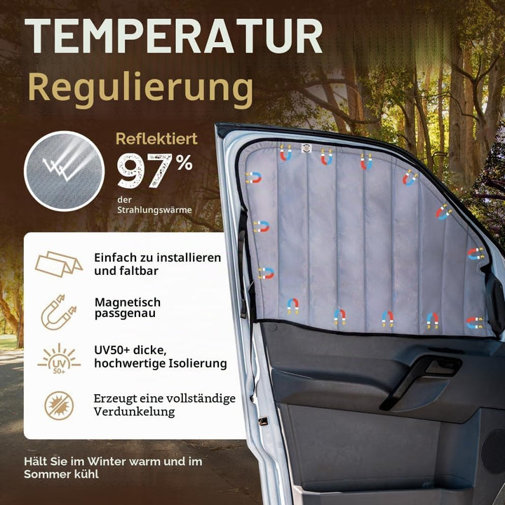 Living in a Bubble Verdunkelungs-Frontfensterabdeckung für Sprinter (2007-2018) - Ihr Vanlife-Essent
