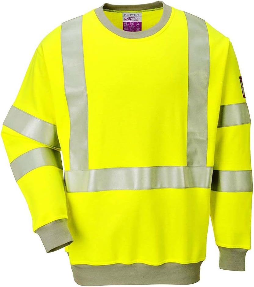 FR Hi-Vis Sweatshirt, colorYellow talla 3 XL 3XL Gelb, 3XL Gelb