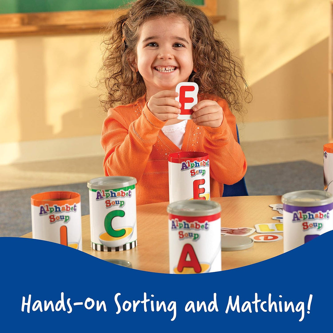 Learning Resources Sortierspiel „Buchstabensuppe“ Suppensortierer, Suppensortierer