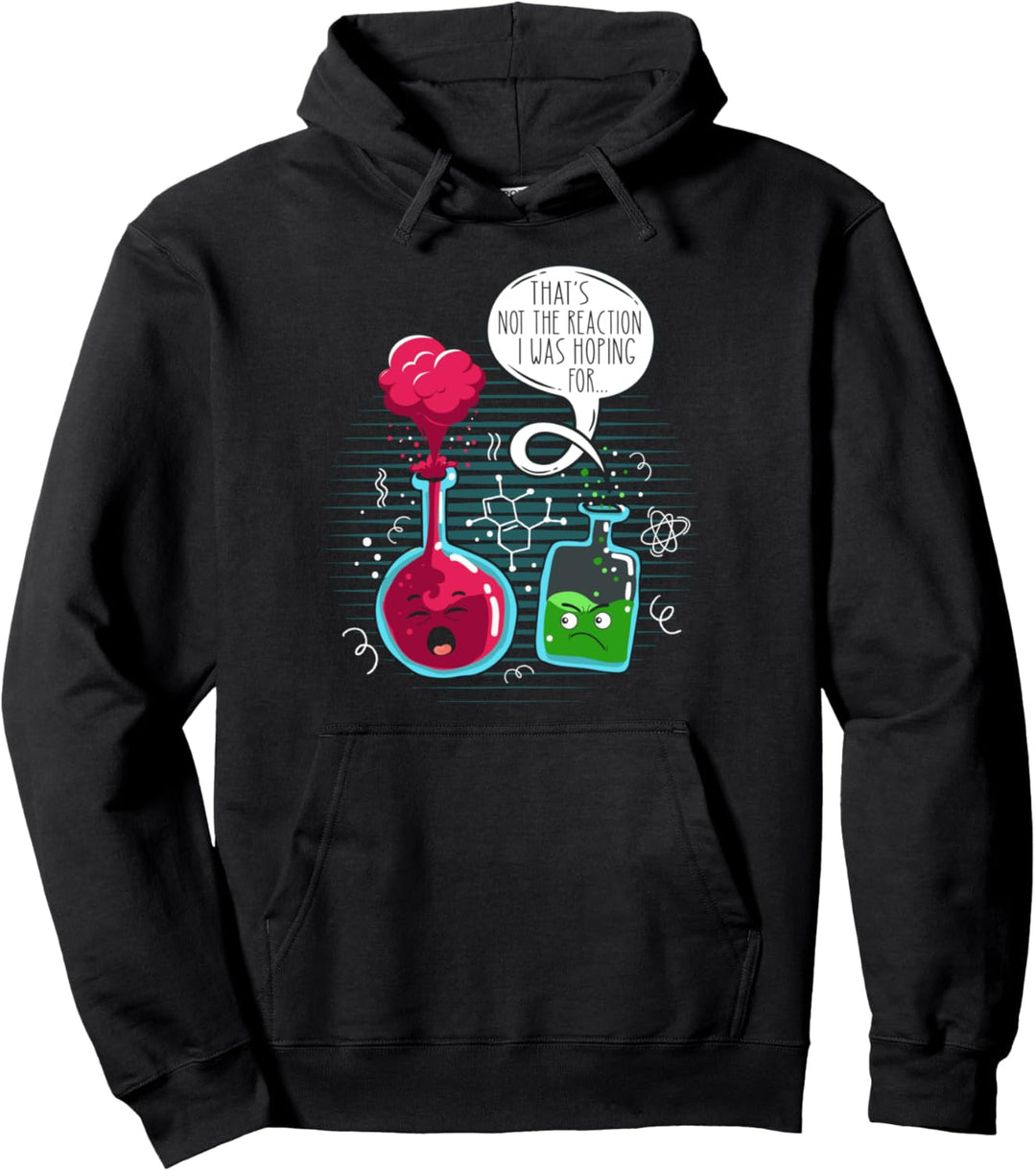 Überreaking Funny Chemistry Nerd Graduate Teacher Women Men Pullover Hoodie