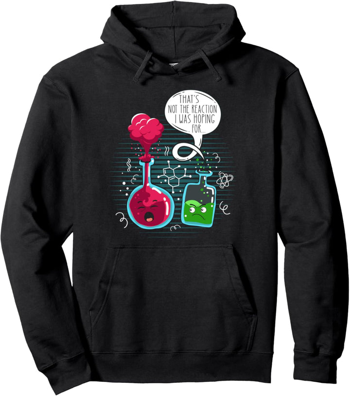 Überreaking Funny Chemistry Nerd Graduate Teacher Women Men Pullover Hoodie