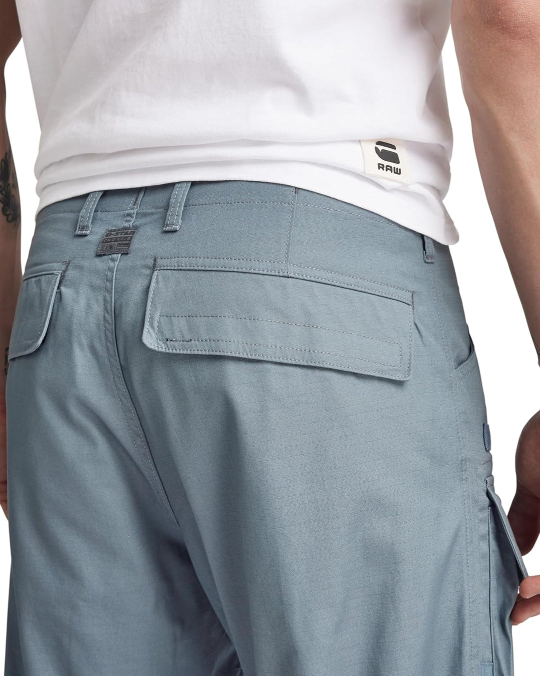 G-STAR RAW Herren 3D Regular Tapered Cargo Other 5 Pockets 26W / 26L Grau (Axis D23636-d384-5781), 2