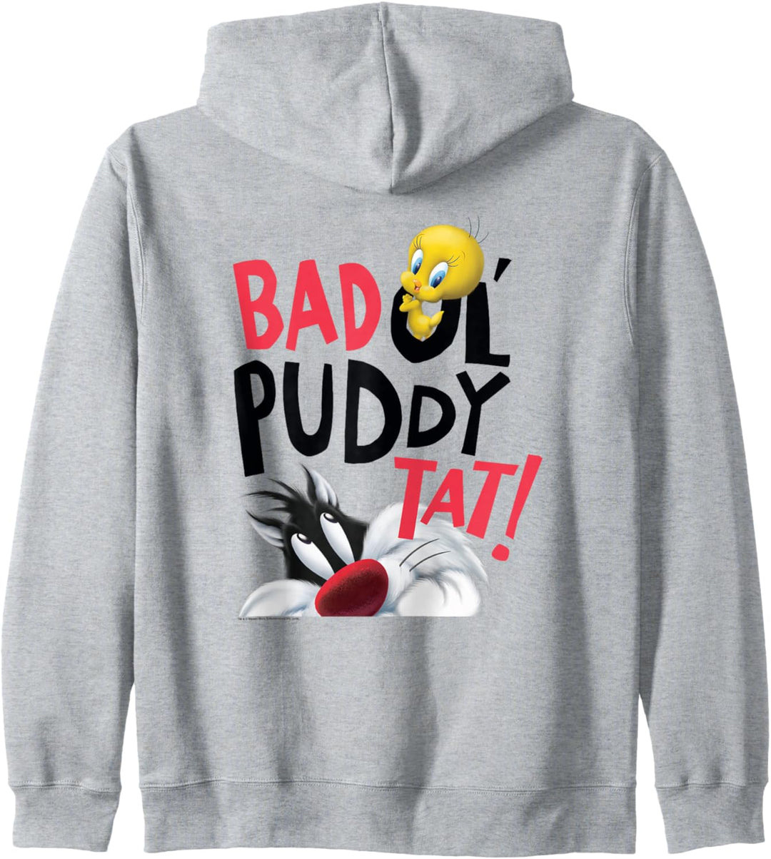 Looney Tunes Sylvester and Tweety Bad ol' Puddy Kapuzenjacke