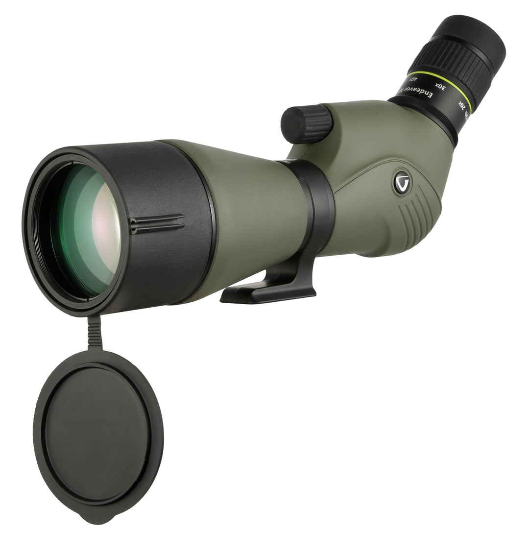 Vanguard Endeavor XF 80A Spektiv (80mm, 20-60 Zoom) grün-schwarz, 45° Schrägeinblick 80 mm Linsendur