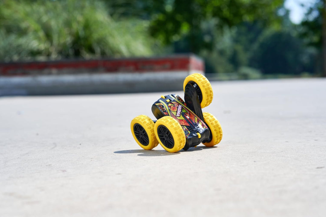 Dickie Toys - RC Auto Fire 'n' Frost Flippy (16 cm) - ferngesteuertes Auto ab 6 Jahre mit 360°-Flips