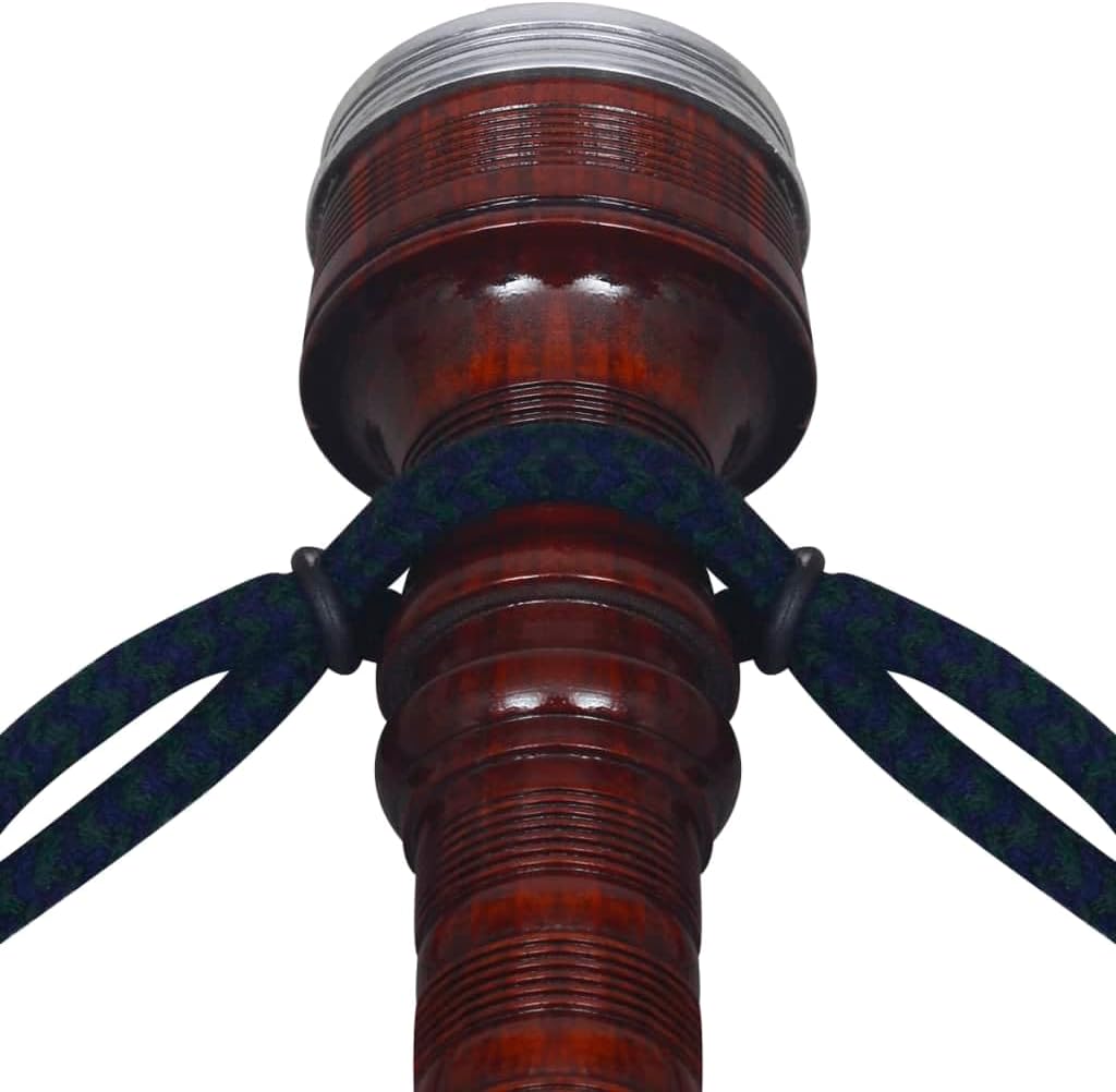 vidaXL Schottischer Grosser Dudelsack Set Hochland Mittelalter Highland Bag Pipe Grün, Grün