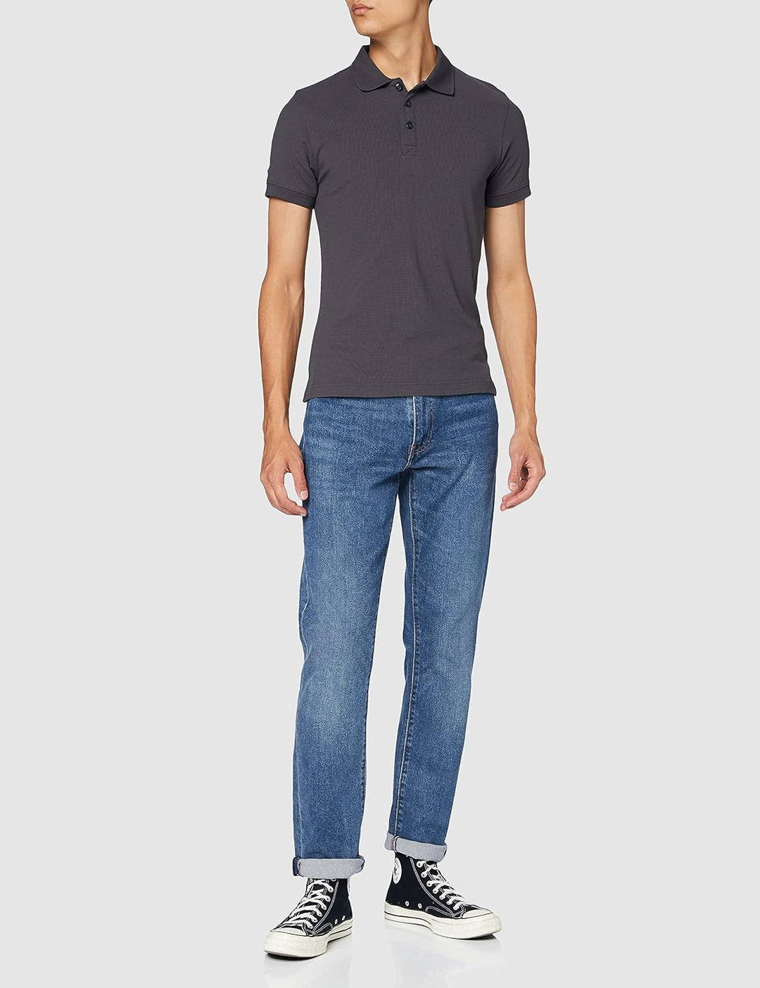 Helly Hansen Herren Crewline Poloshirt S 980 Ebony, S 980 Ebony