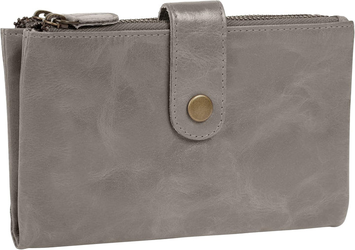 bruno banani Geldbörse Echt Leder grau Damen - 021754, Grau