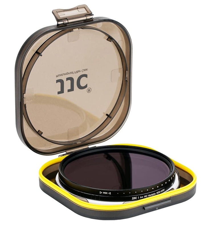JJC 49 mm Variabler ND-Filter (ND2 - ND2000), Verstellbarer Graufilter, 18-lagige Beschichtung, HD o