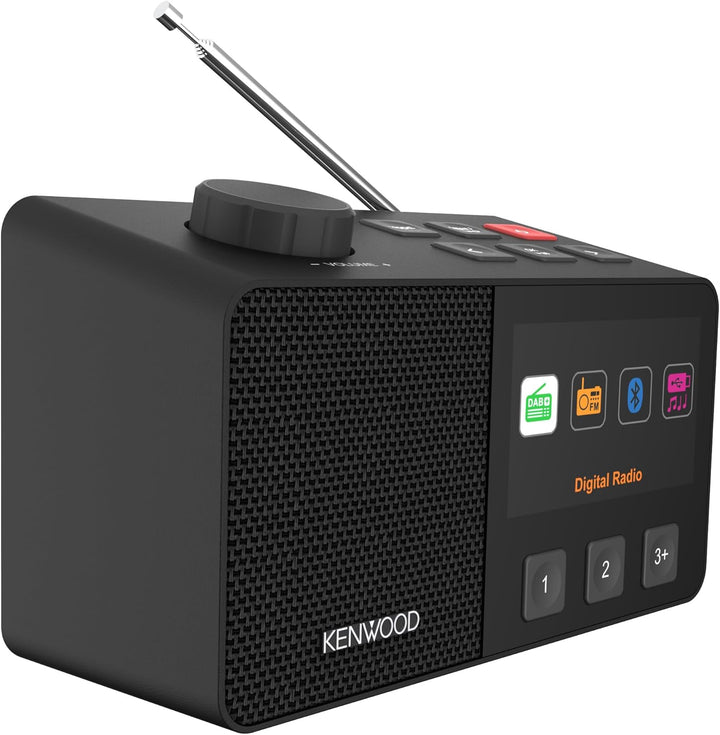Kenwood CR-M70DAB DAB+/FM Radio mit ASA, 4,3" IPS Display, Bluetooth 5.3, Dual Alarm & Sleep, USB MP