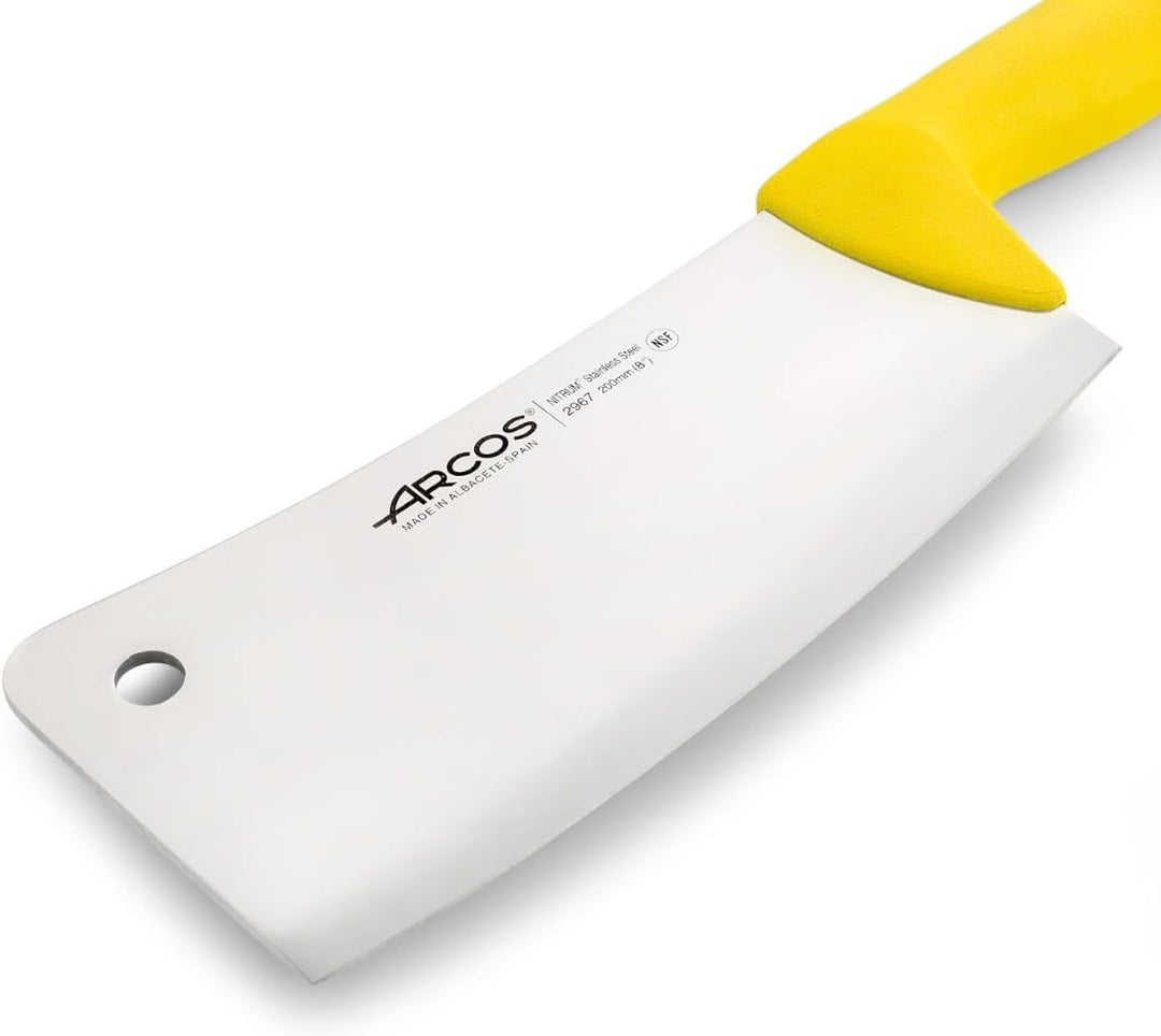 Arcos Serie 2900 - Hackmesser Metzgermesser - Klinge Nitrum Edelstahl 200 mm - HandGriff Polypropyle