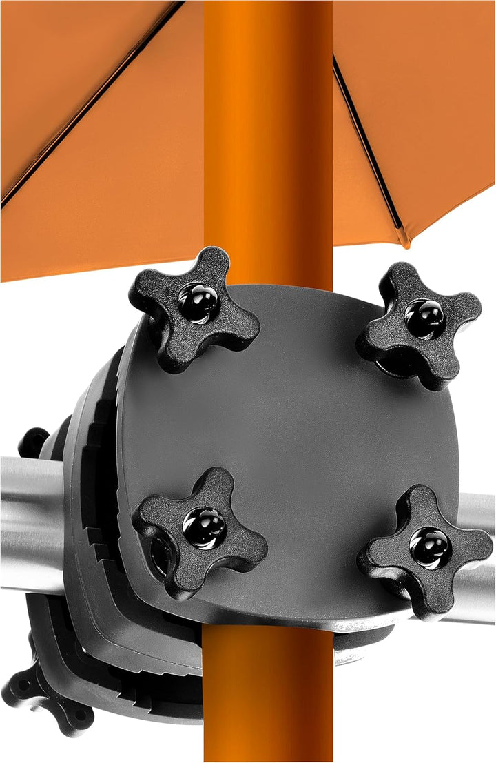 4smile Sonnenschirmhalter Balkongeländer SunnyGuy - Schirmhalterung Balkongeländer als Sonnenschirms