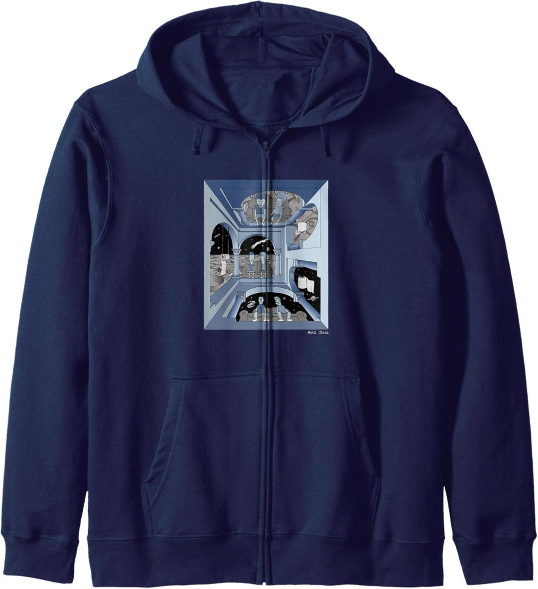 Beavis and Butt-Head Escher Style Kapuzenjacke