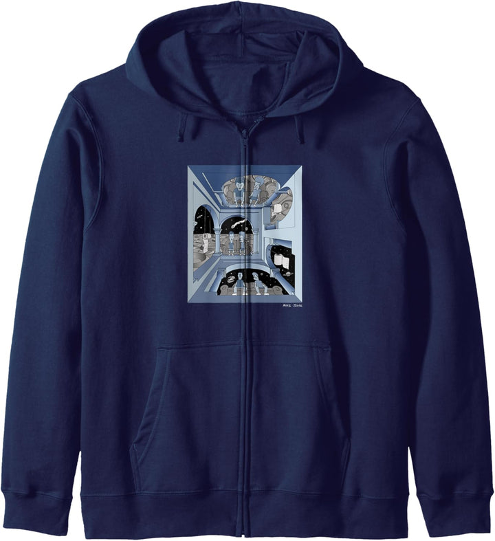 Beavis and Butt-Head Escher Style Kapuzenjacke
