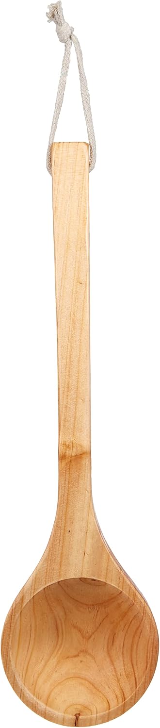 Saunakelle Holz I Saunalöffel Gross I Aufgusskelle Sauna I Hochwertiges Saunazubehör I Aus echtem Ki