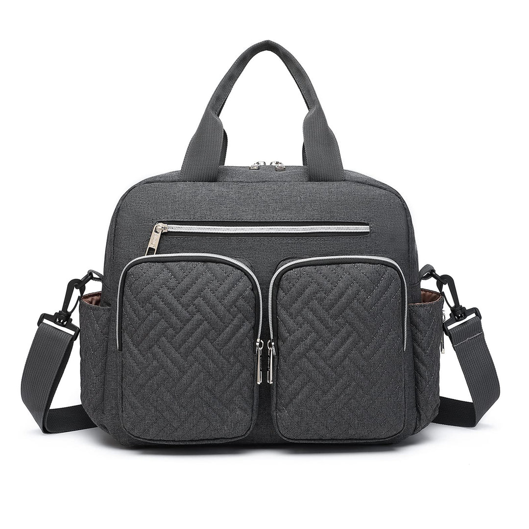 KONO Baby-Wickeltasche, stilvoll, für Mama und Papa, wandelbare Reisetasche mit isolierten Taschen D