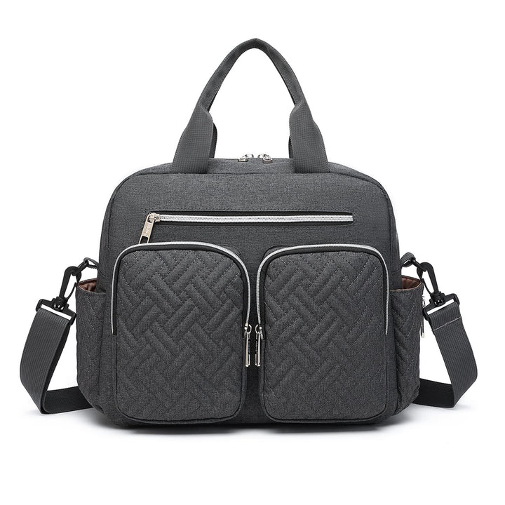 KONO Baby-Wickeltasche, stilvoll, für Mama und Papa, wandelbare Reisetasche mit isolierten Taschen D