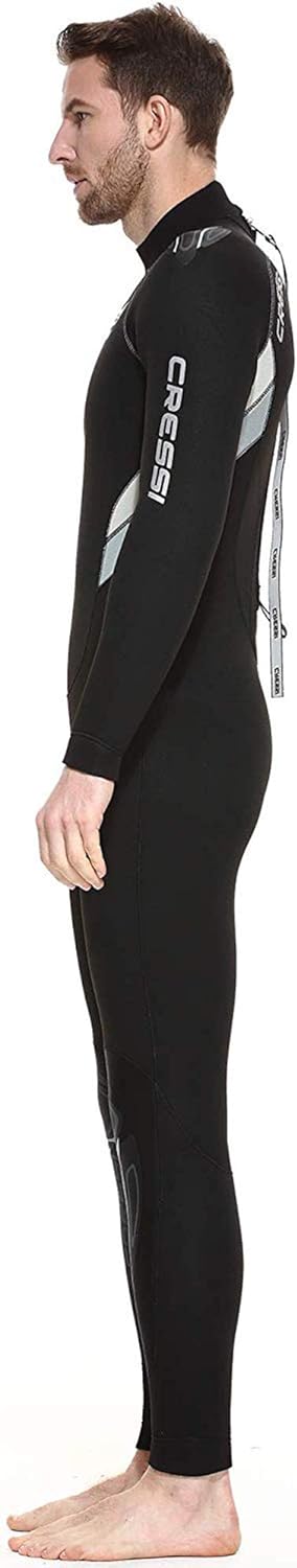 Cressi Castoro Man Monopiece Wetsuit - Taucheranzug Erhältlich in 5 oder 7 mm Neopren, Herren 5 mm S