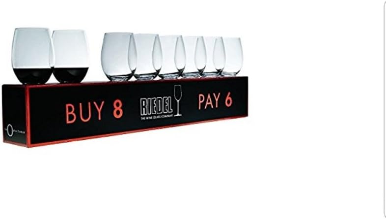 Riedel 5414/50 "O Kauf 8 Zahl 6 4x 414/0 und 4x 414/05 8 Stück (1er Pack) Cabernet/Viognier Cabernet