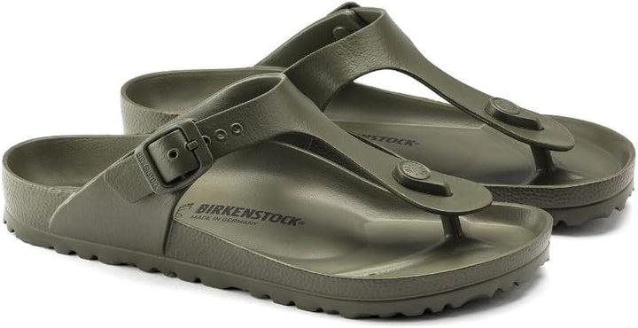 BIRKENSTOCK Unisex-Erwachsene Gizeh FL Zehentrenner 36 EU Khaki, 36 EU Khaki