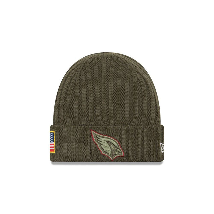 New Era Salute to Service Wintermütze - Arizona Cardinals Oliv